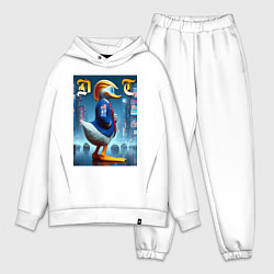 Мужской костюм оверсайз Donald Trump - the lame duck, цвет: белый