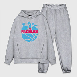 Мужской костюм оверсайз Lakers city, цвет: меланж