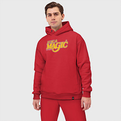 Мужской костюм оверсайз Luka magic basketball, цвет: красный — фото 2