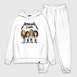 Мужской костюм оверсайз Metallica juniors - cartoon, цвет: белый
