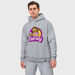 Мужской костюм оверсайз Barney with beer, цвет: меланж — фото 2