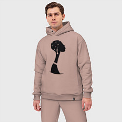 Мужской костюм оверсайз Woman Africa, цвет: пыльно-розовый — фото 2