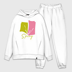 Мужской костюм оверсайз Spring, цвет: белый