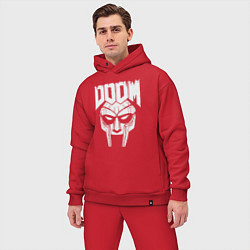Мужской костюм оверсайз Doom mask, цвет: красный — фото 2