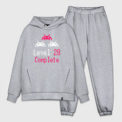 Мужской костюм оверсайз Уровень 28 пройден, цвет: меланж