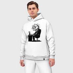 Мужской костюм оверсайз Офисный планктон как есть, цвет: белый — фото 2