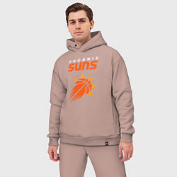 Мужской костюм оверсайз Phoenix Suns, цвет: пыльно-розовый — фото 2