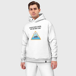 Мужской костюм оверсайз Доставка моря, цвет: белый — фото 2