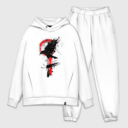 Мужской костюм оверсайз Ворон, цвет: белый