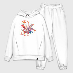 Мужской костюм оверсайз Color judo, цвет: белый