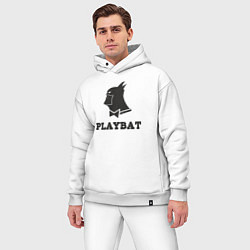 Мужской костюм оверсайз Playbat, цвет: белый — фото 2