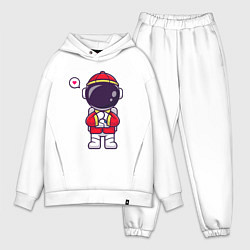 Мужской костюм оверсайз Spaceman, цвет: белый