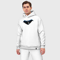Мужской костюм оверсайз Поймать Бэтмена, цвет: белый — фото 2