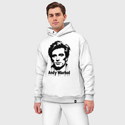 Мужской костюм оверсайз Молодой Энди Уорхол, цвет: белый — фото 2