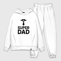 Мужской костюм оверсайз Superdad, цвет: белый