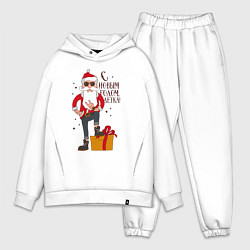 Мужской костюм оверсайз С Новым годом, детка, цвет: белый