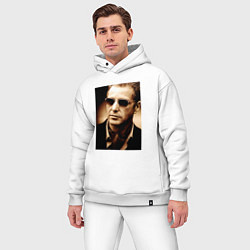 Мужской костюм оверсайз Крёстный отец - Аль Пачино, цвет: белый — фото 2