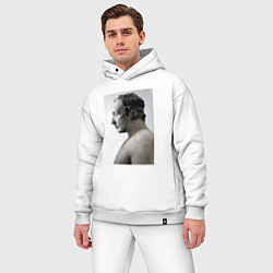 Мужской костюм оверсайз Пила, цвет: белый — фото 2