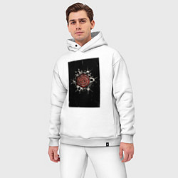 Мужской костюм оверсайз Saw game, цвет: белый — фото 2