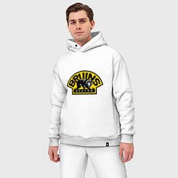 Мужской костюм оверсайз HC Boston Bruins Label, цвет: белый — фото 2