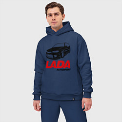 Мужской костюм оверсайз LADA Autosport, цвет: тёмно-синий — фото 2