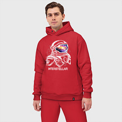 Мужской костюм оверсайз Interstellar Spaceman, цвет: красный — фото 2
