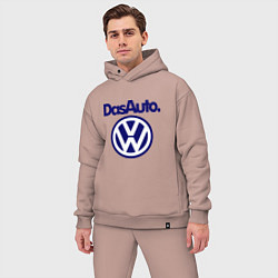 Мужской костюм оверсайз Volkswagen Das Auto, цвет: пыльно-розовый — фото 2