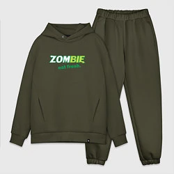 Мужской костюм оверсайз Zombie - eat fresh, цвет: хаки