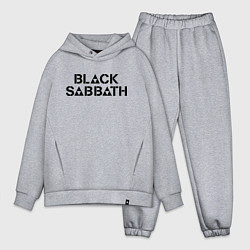 Мужской костюм оверсайз Black Sabbath, цвет: меланж