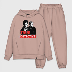 Мужской костюм оверсайз True Detective, цвет: пыльно-розовый