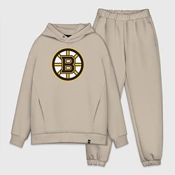 Мужской костюм оверсайз Boston Bruins, цвет: миндальный