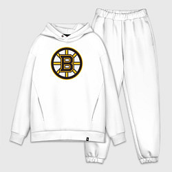 Мужской костюм оверсайз Boston Bruins, цвет: белый