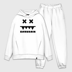 Мужской костюм оверсайз Eatbrain Logo, цвет: белый