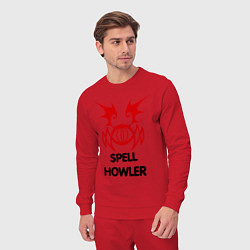 Костюм хлопковый мужской Dark Elf Mage - Spell Howler, цвет: красный — фото 2