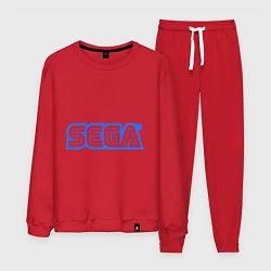 Костюм хлопковый мужской SEGA, цвет: красный