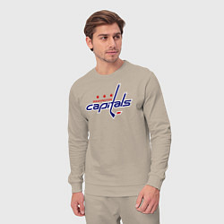 Костюм хлопковый мужской Washington Capitals, цвет: миндальный — фото 2