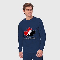 Костюм хлопковый мужской Canada, цвет: тёмно-синий — фото 2
