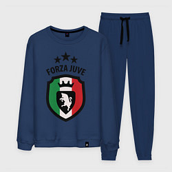 Костюм хлопковый мужской Forza Juventus, цвет: тёмно-синий