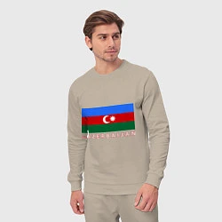 Костюм хлопковый мужской Азербайджан, цвет: миндальный — фото 2
