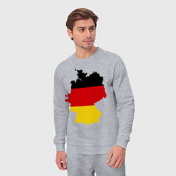 Костюм хлопковый мужской Германия (Germany), цвет: меланж — фото 2