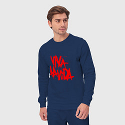Костюм хлопковый мужской Viva La Vida, цвет: тёмно-синий — фото 2