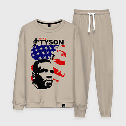 Костюм хлопковый мужской Mike Tyson: USA Boxing, цвет: миндальный
