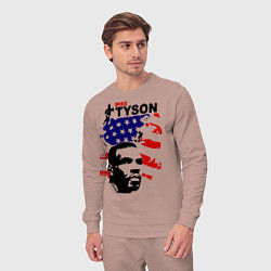 Костюм хлопковый мужской Mike Tyson: USA Boxing, цвет: пыльно-розовый — фото 2