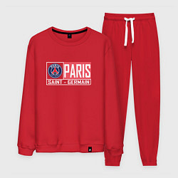 Костюм хлопковый мужской Paris Saint-Germain - New collections, цвет: красный