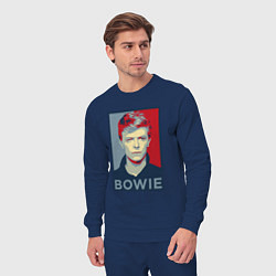 Костюм хлопковый мужской Bowie Poster, цвет: тёмно-синий — фото 2