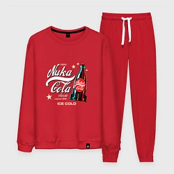 Костюм хлопковый мужской Nuka-Cola Enjoy, цвет: красный