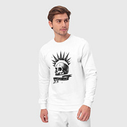 Костюм хлопковый мужской Life is Strange, цвет: белый — фото 2