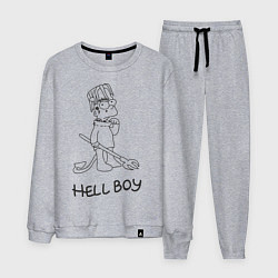 Костюм хлопковый мужской Bart: Hell Boy, цвет: меланж