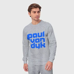 Костюм хлопковый мужской Paul van Dyk: Filled, цвет: меланж — фото 2