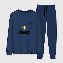 Костюм хлопковый мужской Ronaldo: Juve Sport, цвет: тёмно-синий